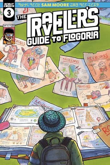 Cover image for TRAVELERS GUIDE TO FLOGORIA #3 CVR A MOORE