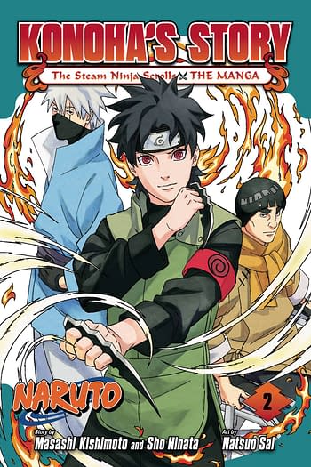 Cover image for NARUTO KONOHAS STORY STEAM NINJA SCROLLS MANGA GN VOL 02