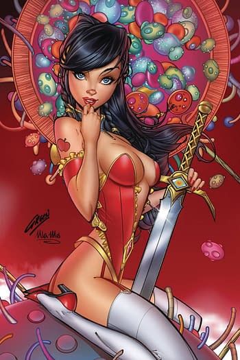 Cover image for GRIMM FAIRY TALES #92 CVR E 20 COPY FOC GREEN