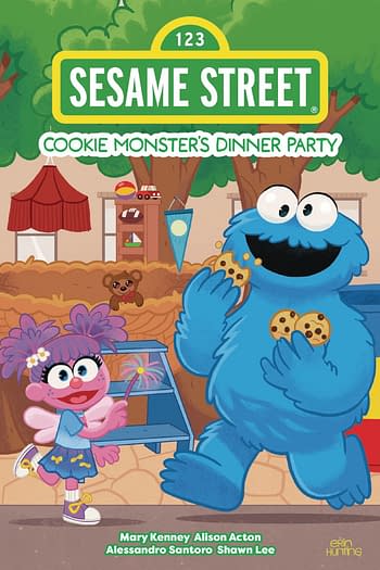 Cover image for SESAME STREET COOKIE MONSTERS DINNER PARTY HC