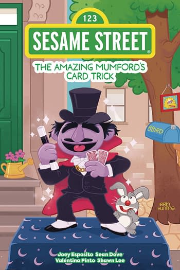 Cover image for SESAME STREET THE AMAZING MUMFORDS CARD TRICK HC