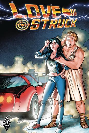 Cover image for LOVESTRUCK #3 CVR B MOLINA BACK TO THE FUTURE HOMAGE