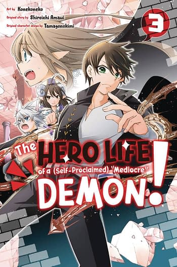 Cover image for HERO LIFE OF SELF PROCLAIMED MEDIOCRE DEMON GN VOL 03