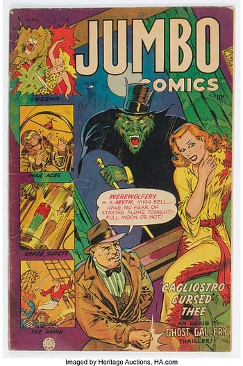 Jumbo Comics #163 (Fiction House, 1952)