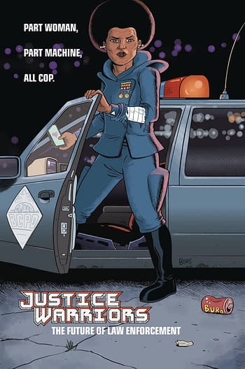 Cover image for JUSTICE WARRIORS #6 (OF 6) CVR B 5 COPY INCV BORS (MR)