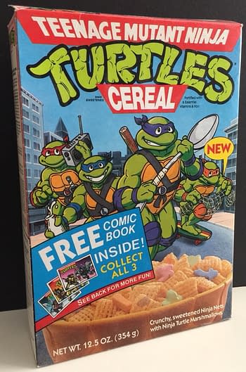 TMNT Cereal Box