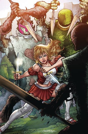 Cover image for WONDERLAND RETURN TO MADNESS #1 (OF 3) CVR B HARVEY TOLIBAO