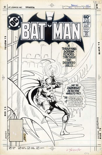 Batman #341 original cover art by Jim Aparo.