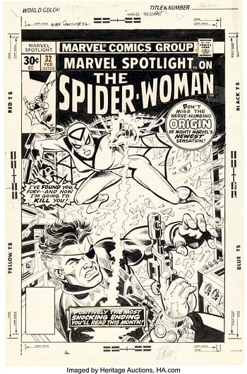 Original Art for First Apperarance of Spider-Woman Sells For $690,000