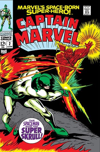 Captain Marvel (Volume 1) #2 Cover