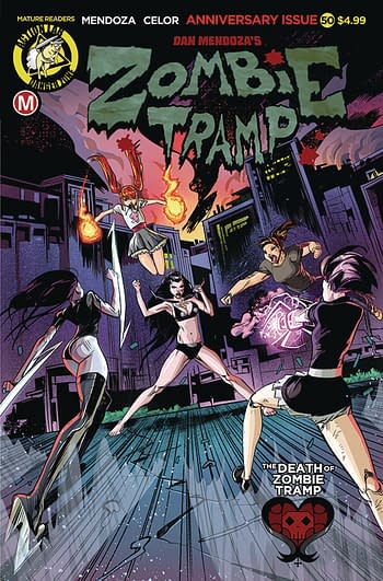Zombie Tramp Hits #50 Amid Twelve Devils Dancing in Action Jab July 2018 Solicits
