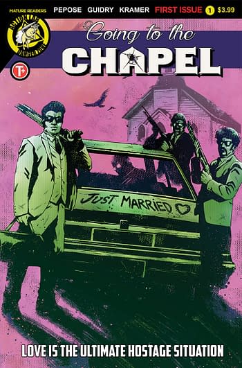 Literally a Shotgun Wedding in Action Lab's Going to the Chapel