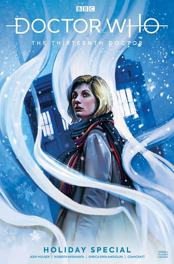 Our First Proper Look at David Tennant's Doctor Meeting Jodie Whittaker's in Doctor Who - January 2020 Titan Solicits