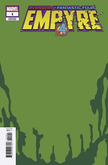 Empyre #1 Skrull Green variant from Marvel Comics.