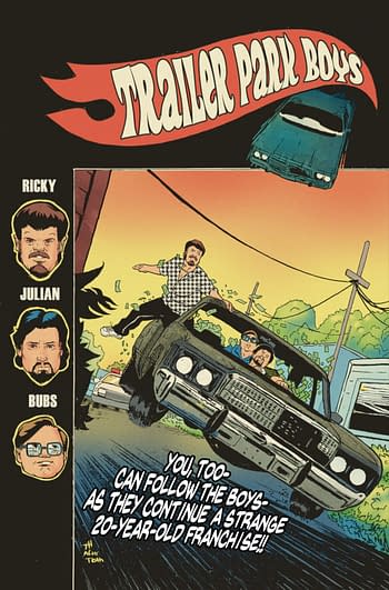 Cover image for TRAILER PARK BOYS BAGGED & BOARDED CVR A HYMEL (ONE-SHOT) (M