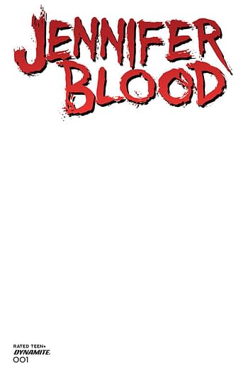 Cover image for JENNIFER BLOOD #1 CVR F BLANK AUTHENTIX (MR)