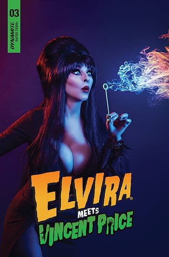 Cover image for ELVIRA MEETS VINCENT PRICE #3 CVR D PHOTO