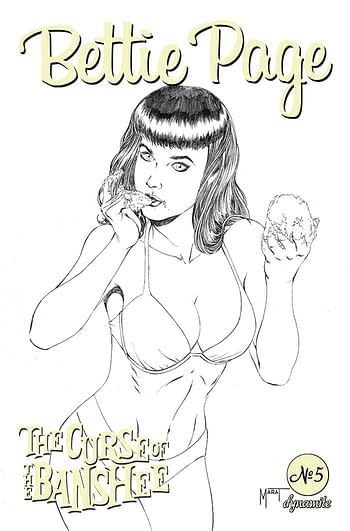 Cover image for BETTIE PAGE & CURSE OF THE BANSHEE #5 CVR F 10 COPY INCV MYC