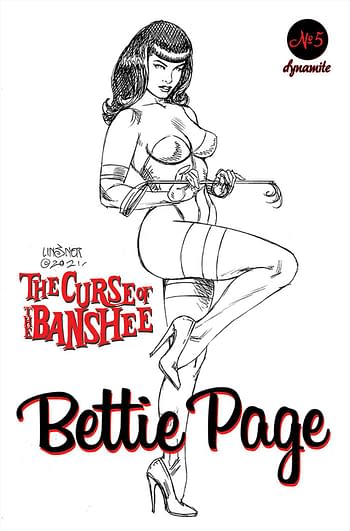 Cover image for BETTIE PAGE & CURSE OF THE BANSHEE #5 CVR H 25 COPY INCV LIN