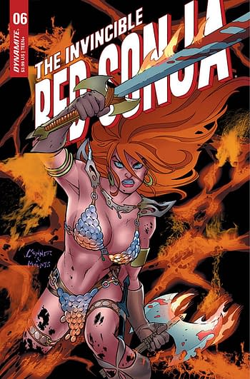 Cover image for INVINCIBLE RED SONJA #6 CVR A CONNER