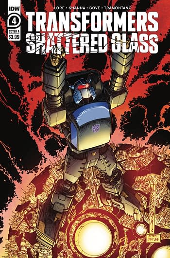 Cover image for TRANSFORMERS SHATTERED GLASS #4 (OF 5) CVR A MILNE