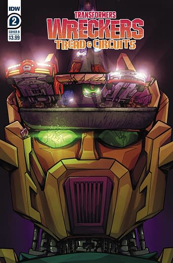 Cover image for TRANSFORMERS WRECKERS TREAD & CIRCUITS #2 (OF 4) CVR B MARGE