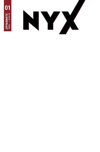 Cover image for NYX #1 CVR E BLANK AUTHENTIX