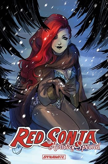 Cover image for RED SONJA 2021 HOLIDAY SP CVR C ANDOLFO