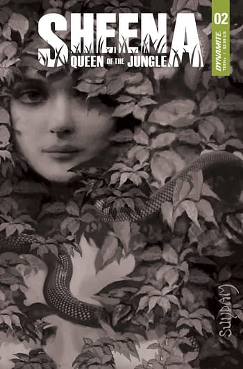 Cover image for SHEENA QUEEN JUNGLE #2 CVR I 30 COPY INCV SUYDAM B&W