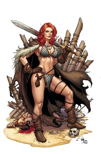 Cover image for RED SONJA #13 CHO CROWDFUNDER EXC VIRGIN CVR