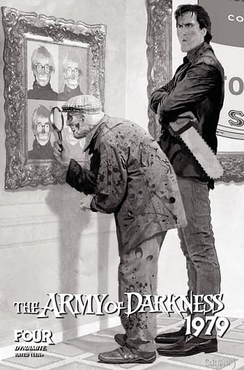 Cover image for ARMY OF DARKNESS 1979 #4 CVR E 10 COPY INCV SUYDAM B&W