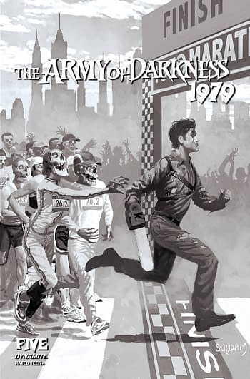Cover image for ARMY OF DARKNESS 1979 #5 CVR E 10 COPY INCV SUYDAM B&W