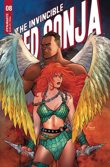 Cover image for INVINCIBLE RED SONJA #8 CVR A CONNER
