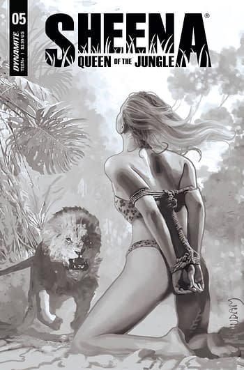 Cover image for SHEENA QUEEN JUNGLE #5 CVR I 30 COPY INCV SUYDAM B&W