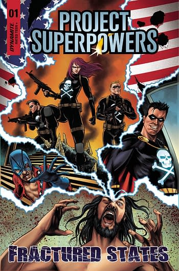 Cover image for PROJECT SUPERPOWERS FRACTURED STATES #1 CVR A ROOTH