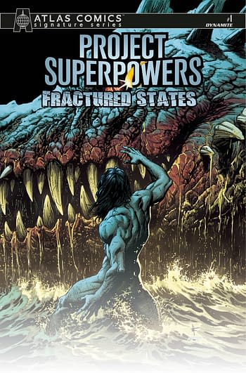 Cover image for PROJECT SUPERPOWERS FRACTURED STATES #1 CVR M ATLAS MARZ SIG