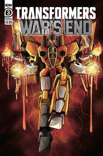 Cover image for TRANSFORMERS WARS END #3 (OF 4) CVR B MARGEVICH