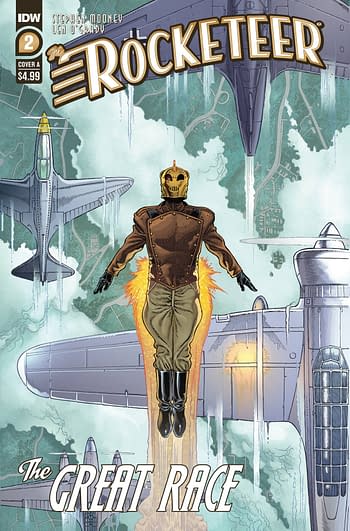 Cover image for ROCKETEER THE GREAT RACE #2 (OF 4) CVR A GABRIEL RODRIGUEZ