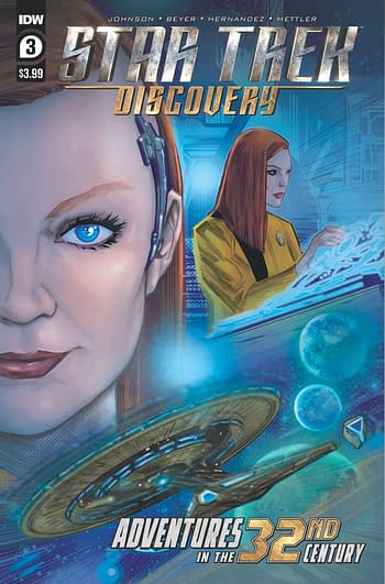 Cover image for STAR TREK DISCOVERY ADV IN 32ND CENTURY #3 (OF 4) CVR A HERN