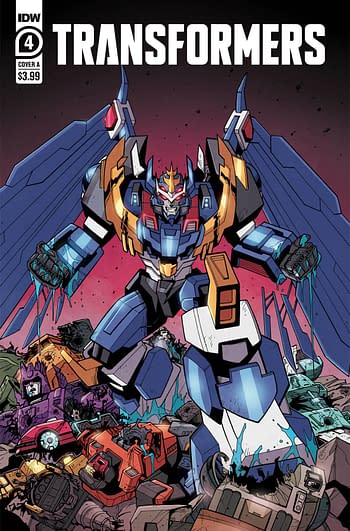 Cover image for TRANSFORMERS WARS END #4 (OF 4) CVR A LAWRENCE