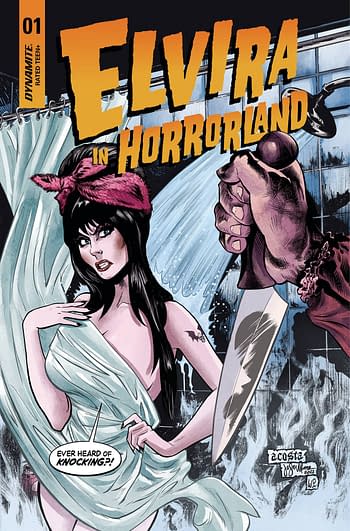 Cover image for ELVIRA IN HORRORLAND #1 CVR A ACOSTA