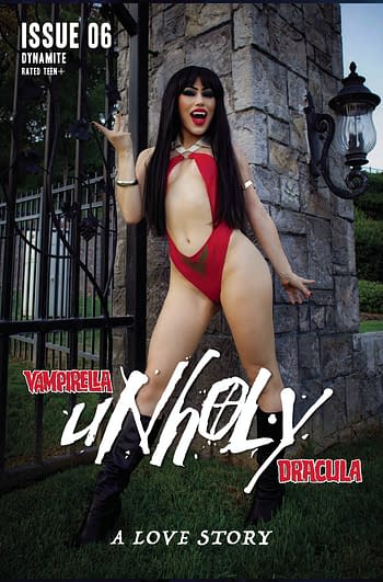 Cover image for VAMPIRELLA DRACULA UNHOLY #6 CVR E COSPLAY