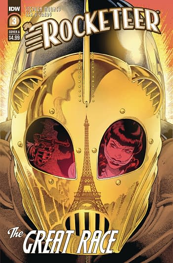 Cover image for ROCKETEER THE GREAT RACE #3 (OF 4) CVR A GABRIEL RODRIGUEZ