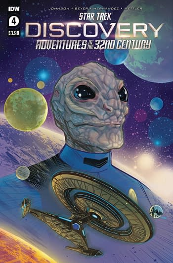 Cover image for STAR TREK DISCOVERY ADV IN 32ND CENTURY #4 (OF 4) CVR A HERN