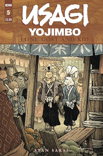 Cover image for USAGI YOJIMBO LONE GOAT & KID #6 (OF 6)