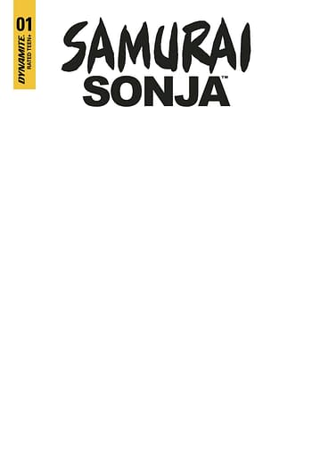 Cover image for SAMURAI SONJA #1 CVR F BLANK AUTHENTIX