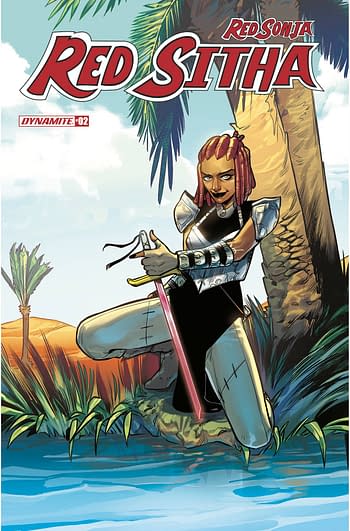 Cover image for RED SONJA RED SITHA #2 CVR D PINTI