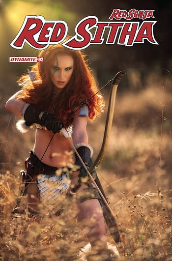 Cover image for RED SONJA RED SITHA #2 CVR E COSPLAY