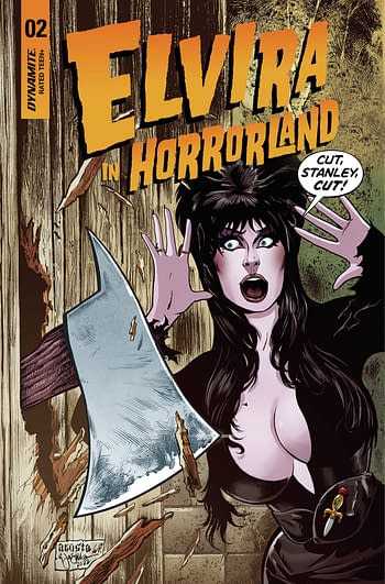 Cover image for ELVIRA IN HORRORLAND #2 CVR A ACOSTA
