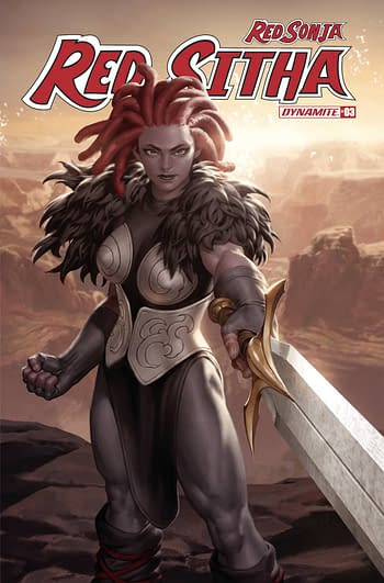 Cover image for RED SONJA RED SITHA #3 CVR A YOON